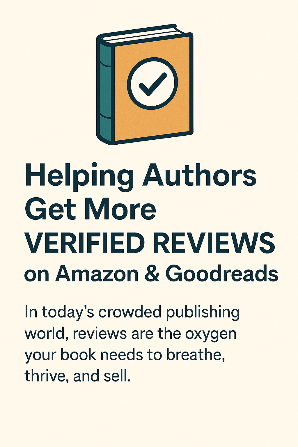 📚 Helping Authors Get More Verified Reviews on Amazon & Goodreads